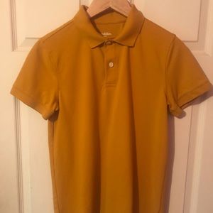 Goodfellow & Co. Yellow Pique Knit Loring Polo Mens Small S